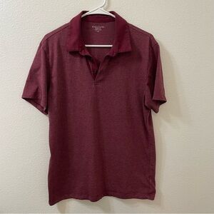 Structure slim fit polo red large